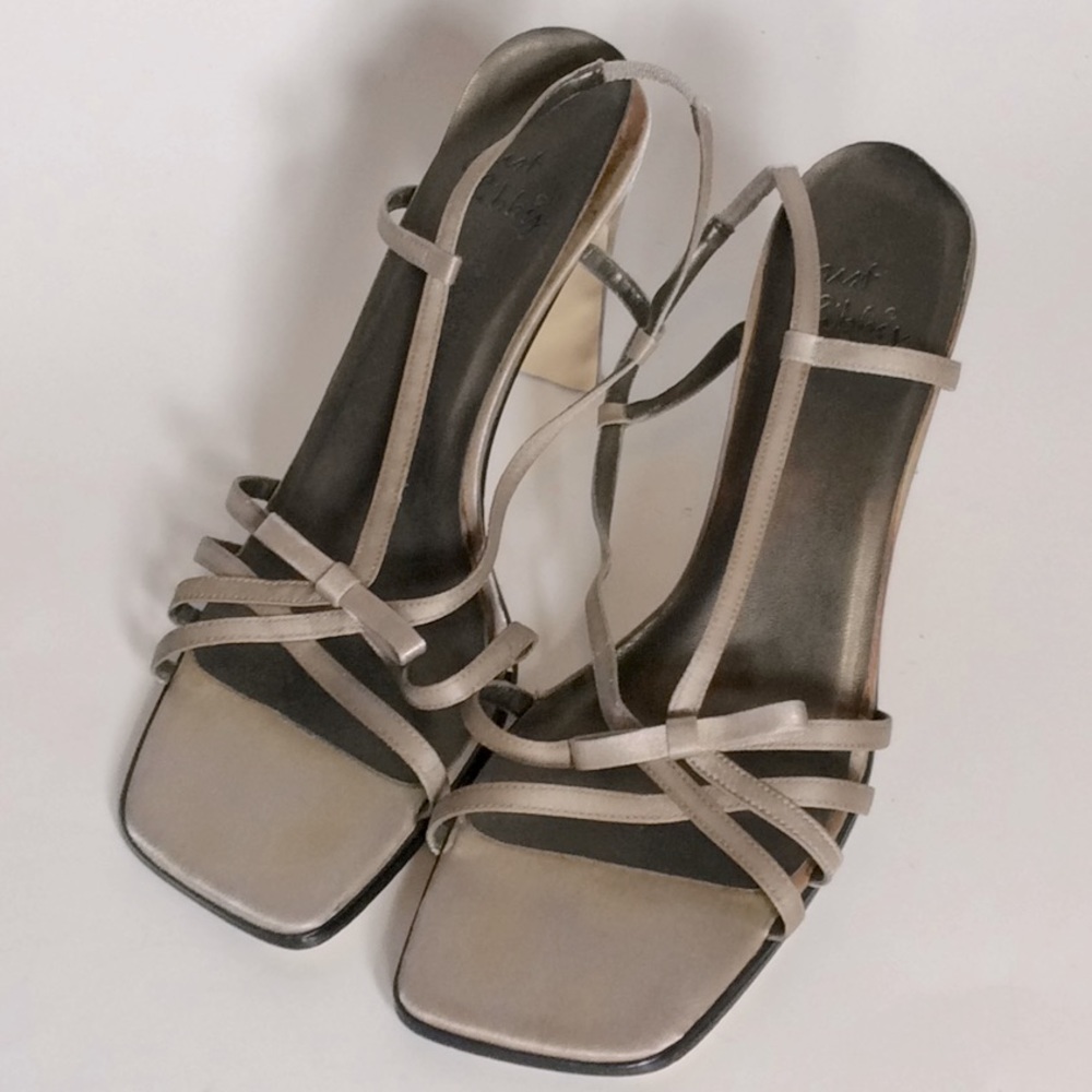 Just Libby Strappy Heeled Sling Back Sandal